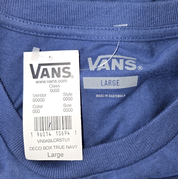 New with Tag Vans Floral Tee Shirt 100% Cotton - Picture 4 of 5